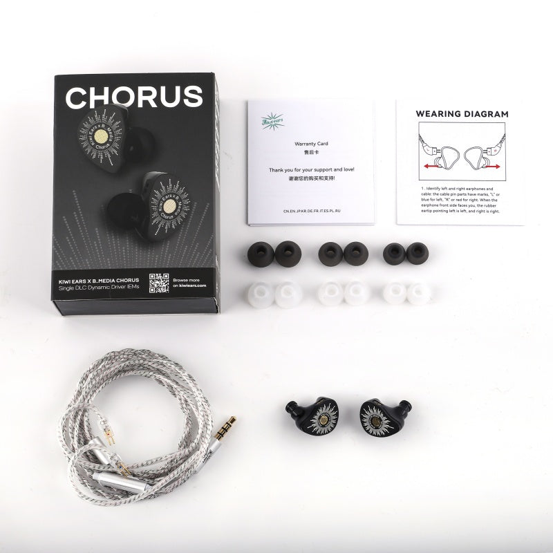 Kiwi Ears x B_Media: Chorus | DLC Diaphragm Dynamic Driver IEM